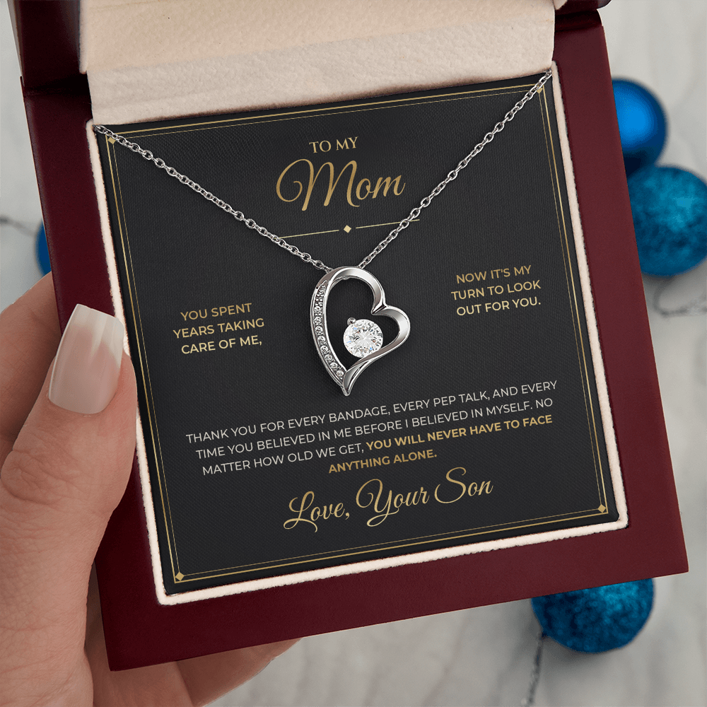 To My Mom – From Son – Forever Love Necklace