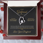 To My Girlfriend – From Boyfriend – Forever Love Necklace