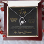 To My Wife – From Husband – Forever Love Necklace