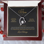 To My Mom – Christmas Gift – Forever Love Necklace