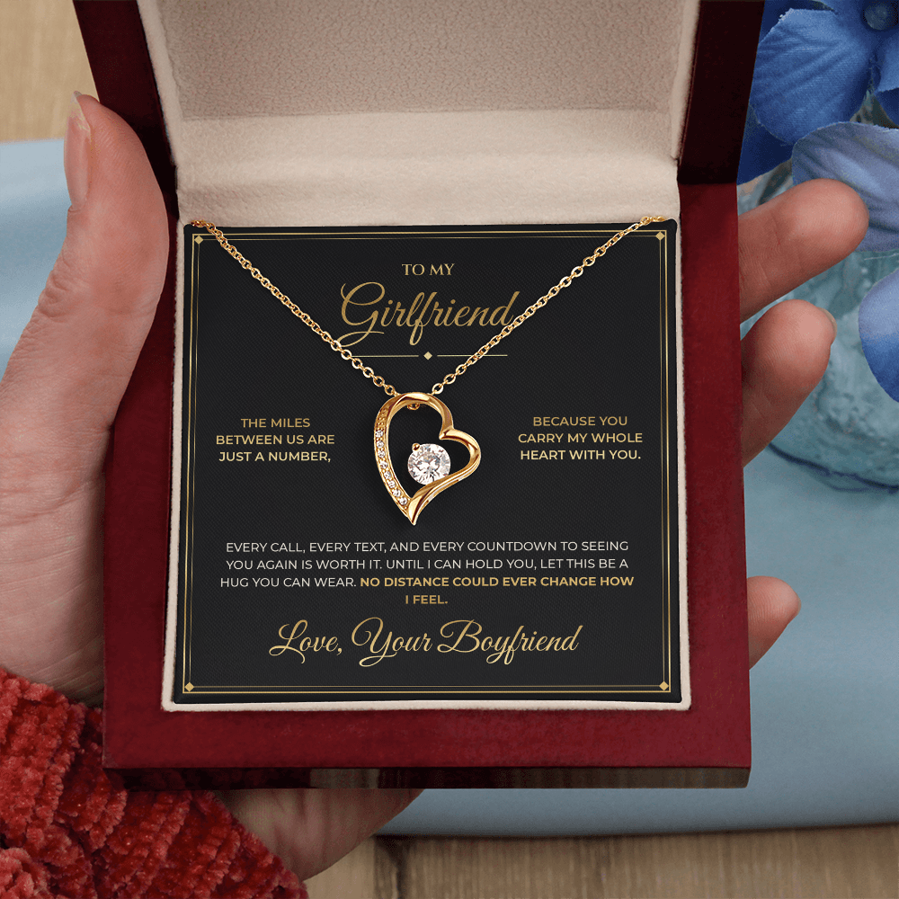 To My Girlfriend – From Boyfriend – Forever Love Necklace