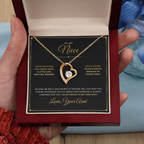 To My Niece – From Aunt – Forever Love Necklace