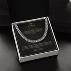 To My Son – From Dad – Cuban Link Chain