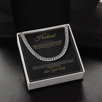 To My Husband – From Wife – Cuban Link Chain