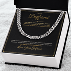 To My Boyfriend – From Girlfriend – Cuban Link Chain