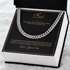 To My Dad – From Son – Cuban Link Chain