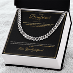 To My Boyfriend – From Girlfriend – Cuban Link Chain