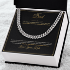 To My Dad – From Kids – Cuban Link Chain