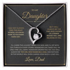 To My Daughter – From Dad – Forever Love Necklace