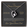 To My Bonus Daughter message card with Forever Love — I am proud to call you my daughter