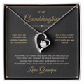 To My Granddaughter – From Grandpa – Forever Love Necklace