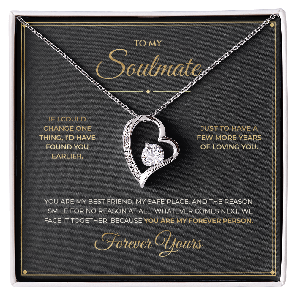 To My Soulmate – Forever Love Necklace