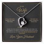 To My Wife message card for Christmas with Forever Love — You are my favorite part of Christmas