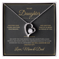 To My Daughter message card for Birthday with Forever Love — You will always be our greatest gift
