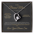 To My Bonus Mom message card with Forever Love — I'm grateful every day that you're in my life