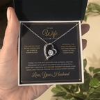 To My Wife – From Husband – Forever Love Necklace