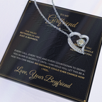 To My Girlfriend – From Boyfriend – Forever Love Necklace