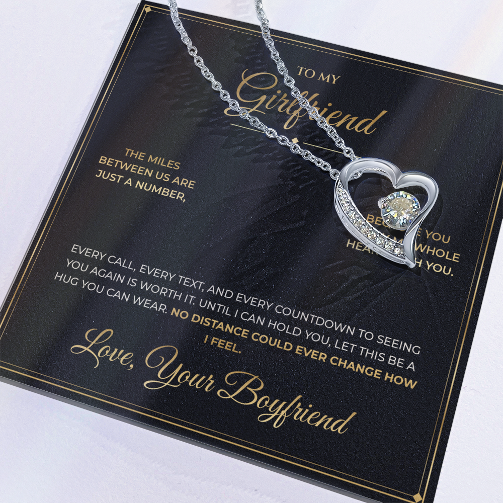 To My Girlfriend – From Boyfriend – Forever Love Necklace