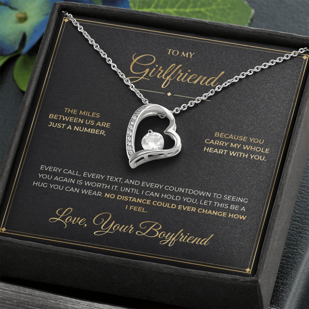 To My Girlfriend – From Boyfriend – Forever Love Necklace