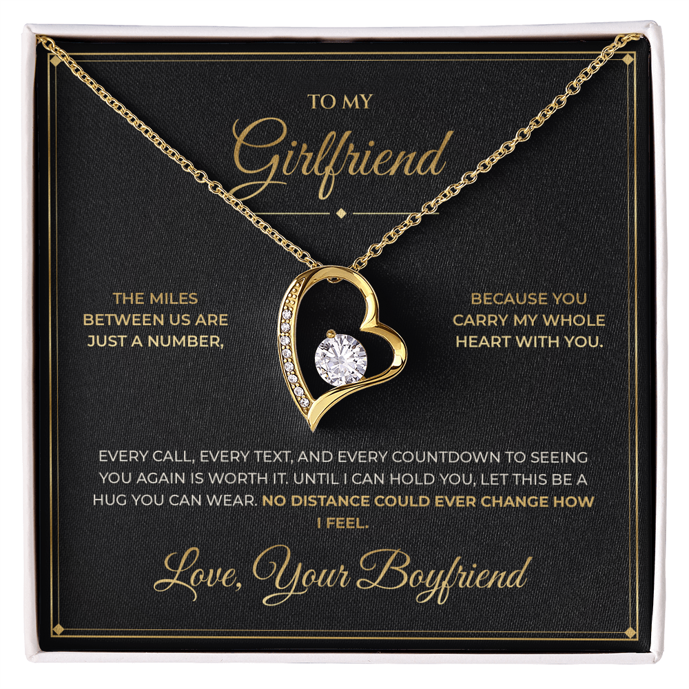 To My Girlfriend – From Boyfriend – Forever Love Necklace
