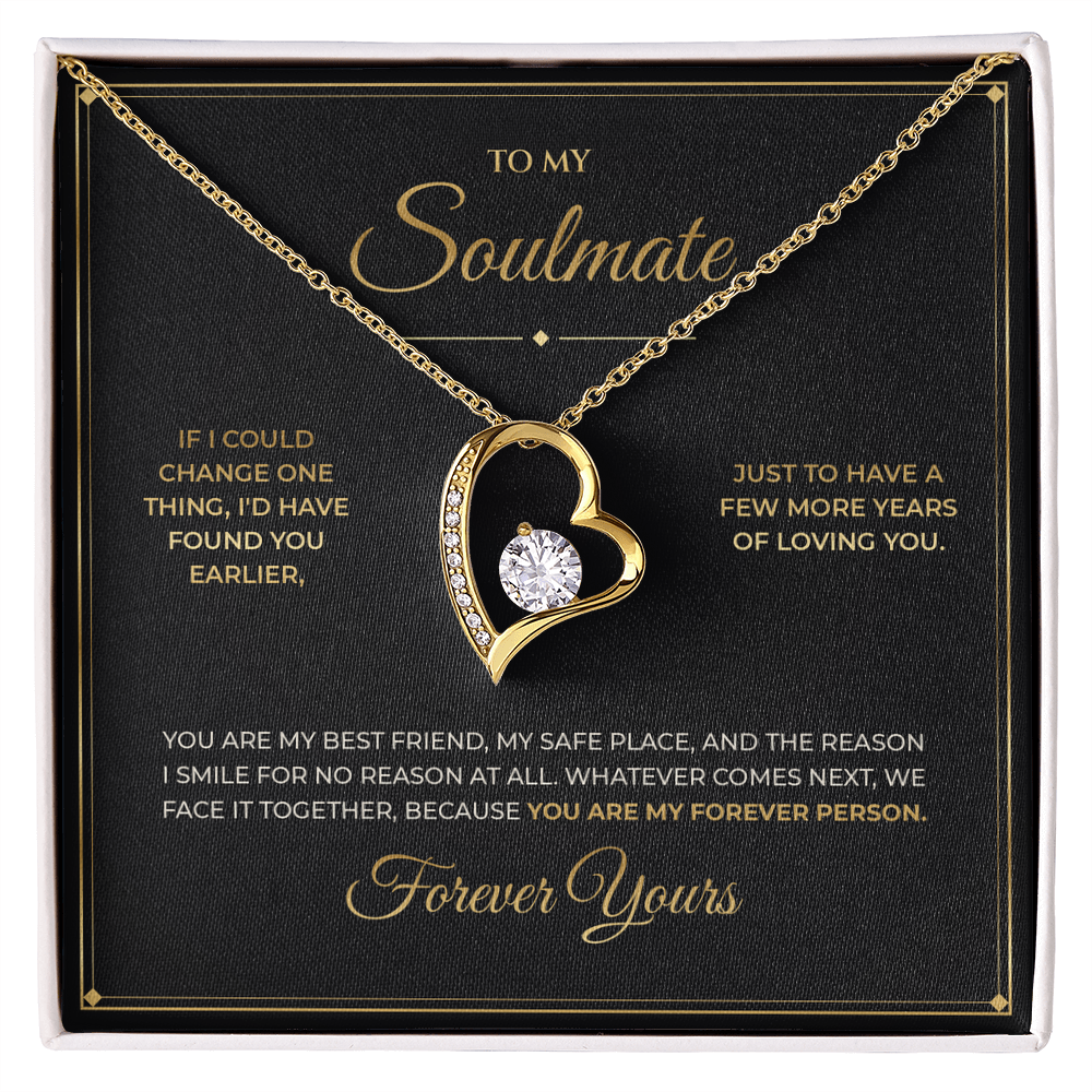 To My Soulmate – Forever Love Necklace