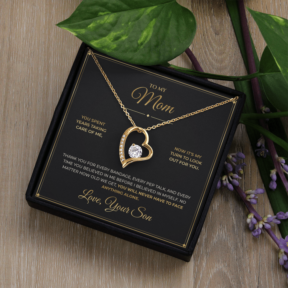 To My Mom – From Son – Forever Love Necklace
