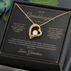 To My Granddaughter – From Grandma – Forever Love Necklace